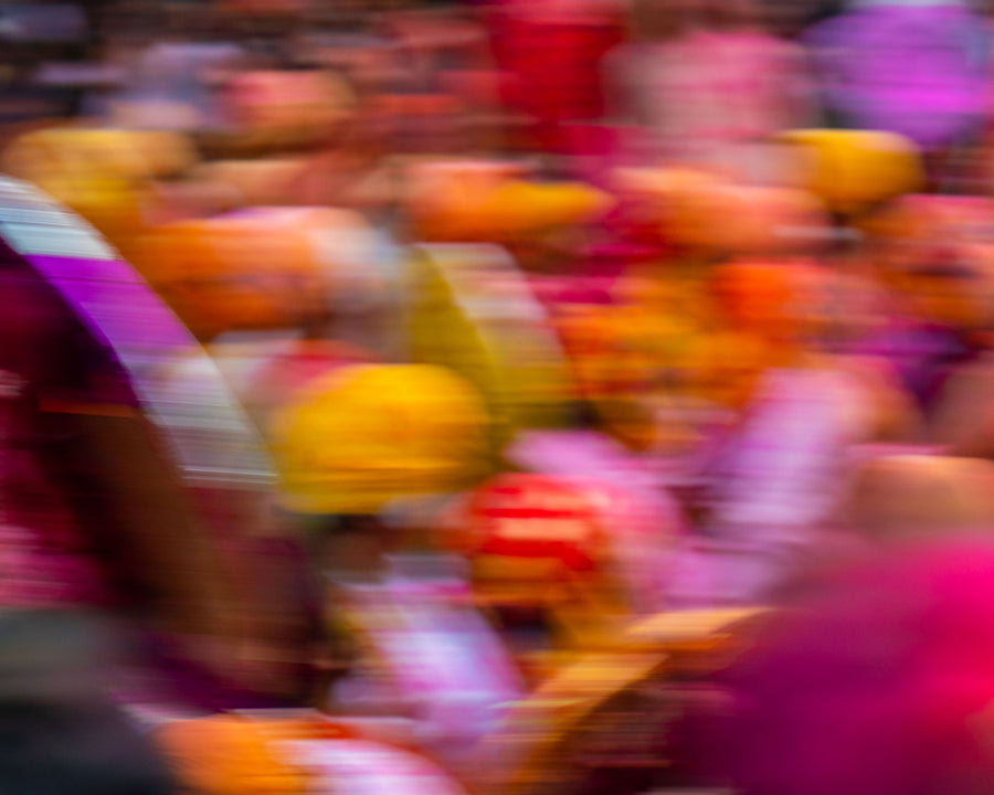 Holi, festival of colour, Nandgaun