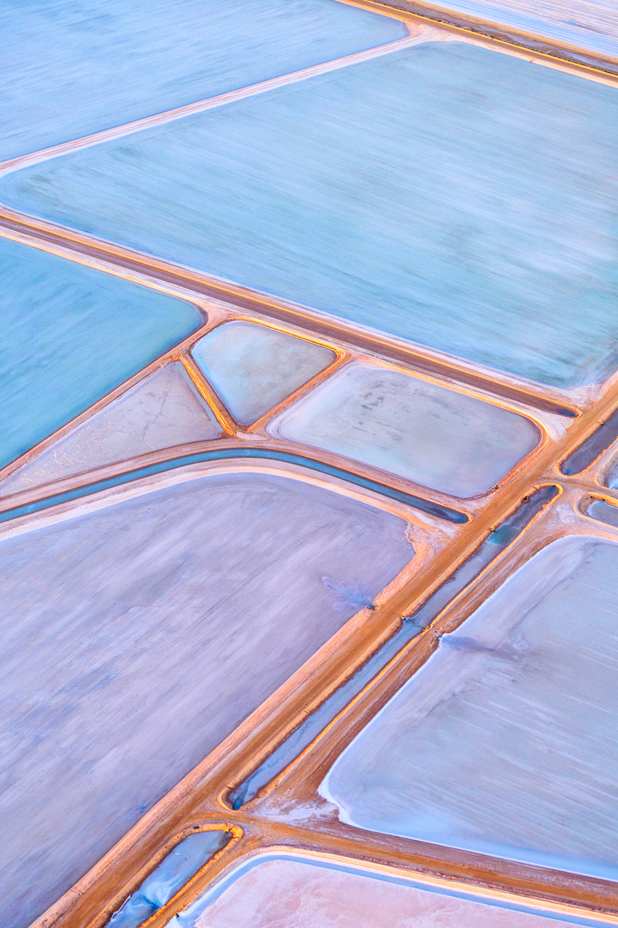 Pastel Salt Mines, Useless Loop, Western Australia